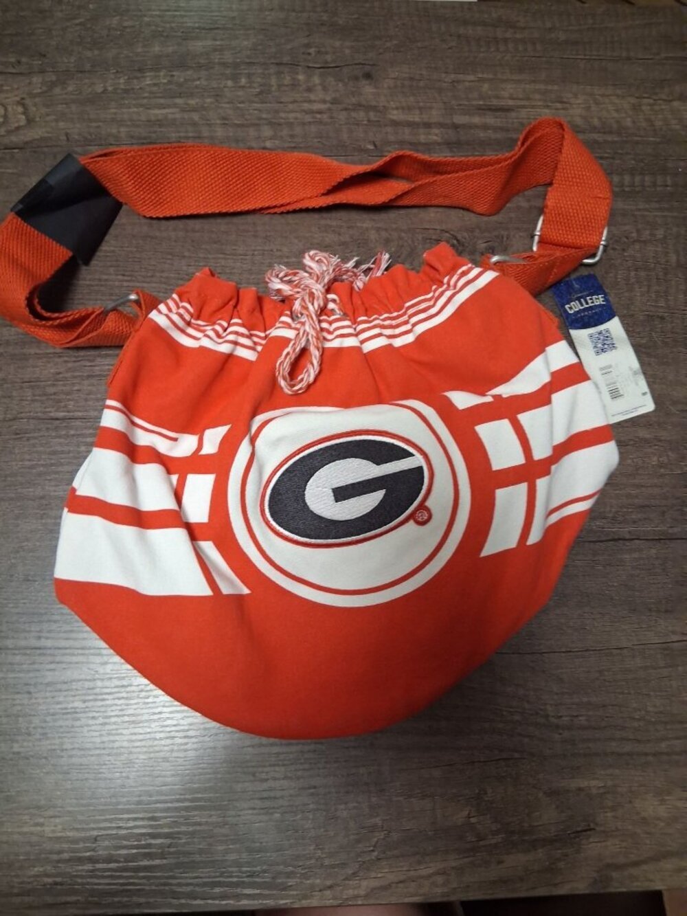 NWT University of Georgia Crossbody Bag Purse NCAA Collegiate Red Canvas Tote